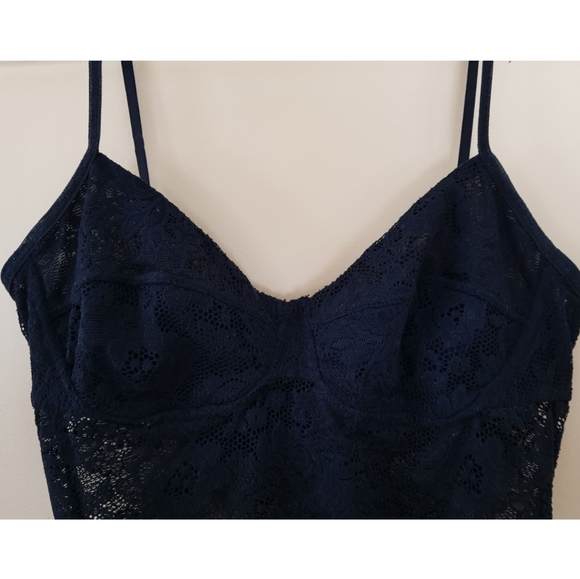 Wilfred Black Lace Sheer Chemise Slip - Picture 3 of 15
